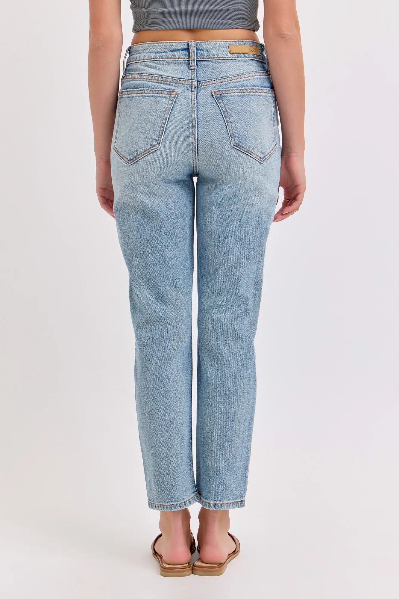 High Rise Crop Straight WAT? JEANS & CELLO JEANS