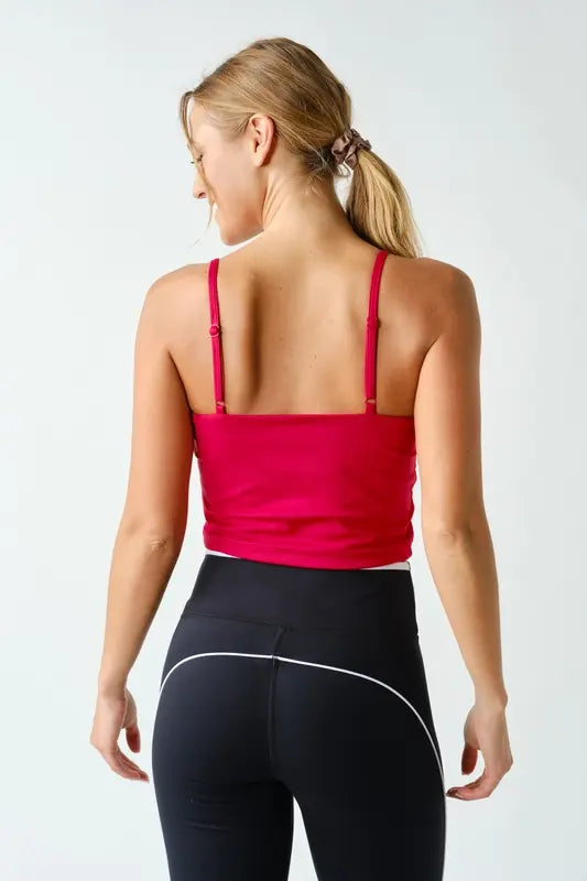 Mono B Venice Straight-Neck Cami Tank – Straight Neck Tank Top
