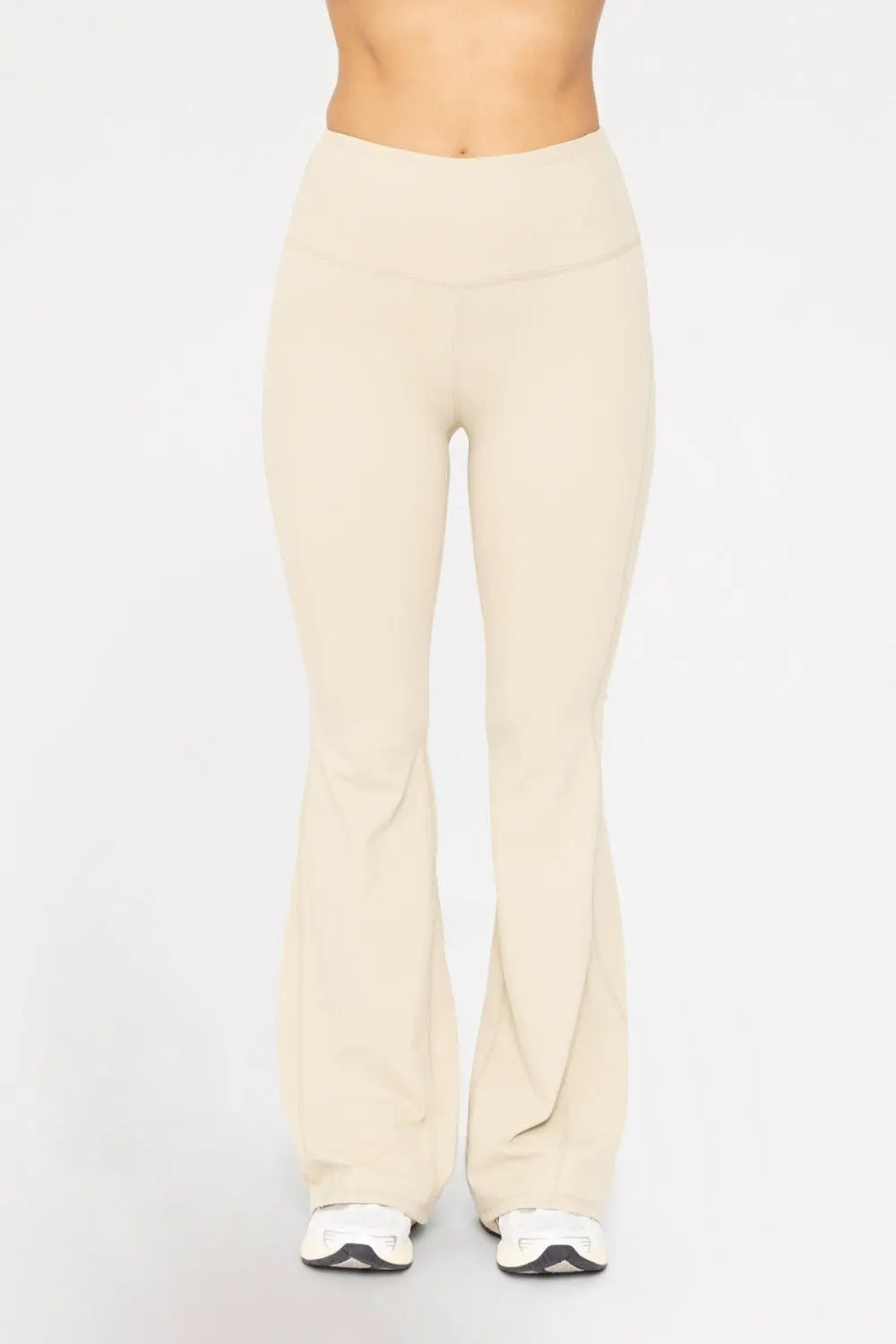 Mono B High-Waisted Flare Leggings – Sculpting, Stretchy & Ultra-Flattering