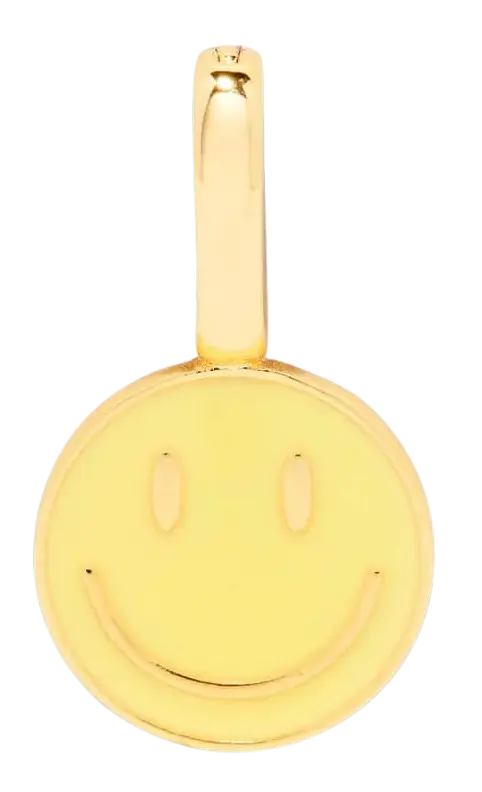 Pura Vida Harper Happy Face Charm – Retro Enamel Jewelry PURA VIDA BRACELETS