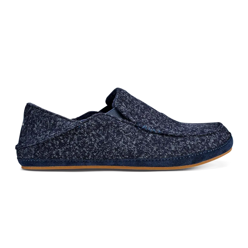 Men's OluKai Moloā Hulu – Wool-Lined House Slipper OLUKAI