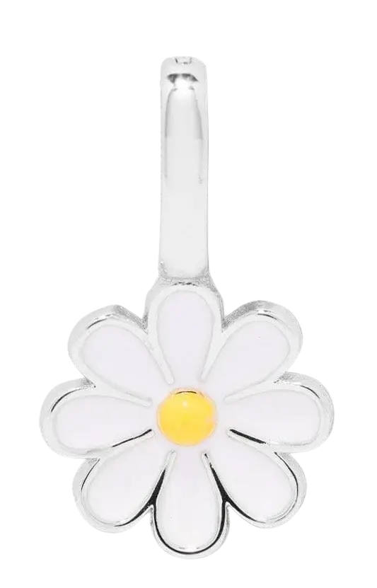 Pura Vida Harper Daisy Charm – Enamel Flower Jewelry Accessory PURA VIDA BRACELETS