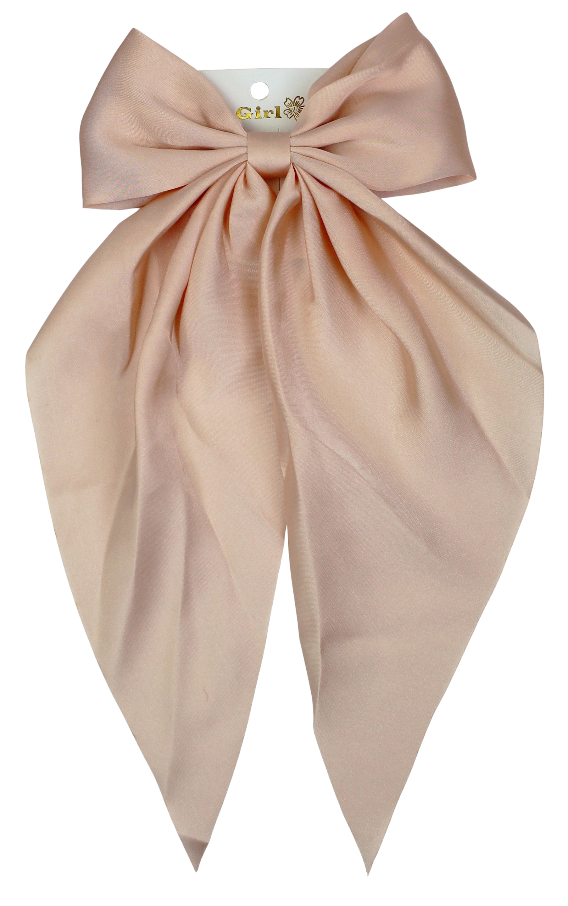 Joia Silk Bow Hair Pin – Elegant Statement Hair Accessory PEACH JOIA TRADING CO.