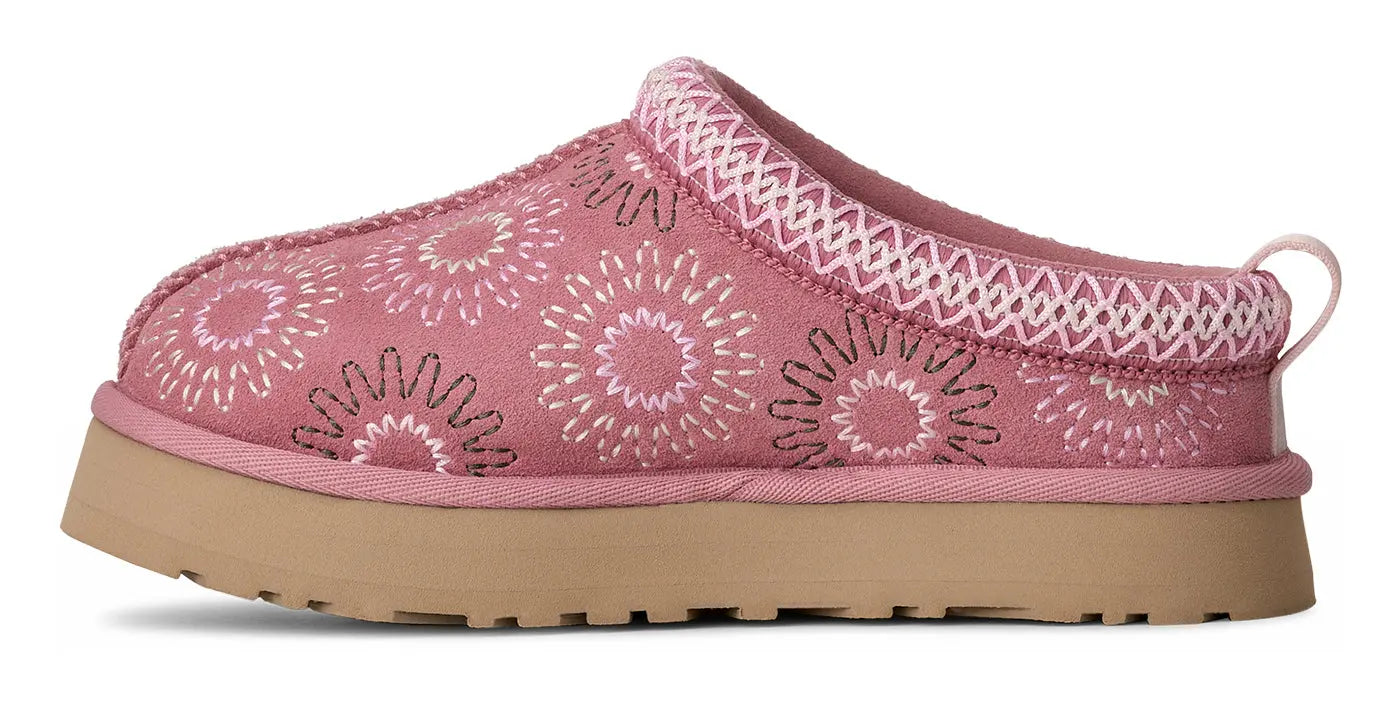 Kids’ UGG Tazz Sun Stitch – Cozy Embroidered Slip-On UGG