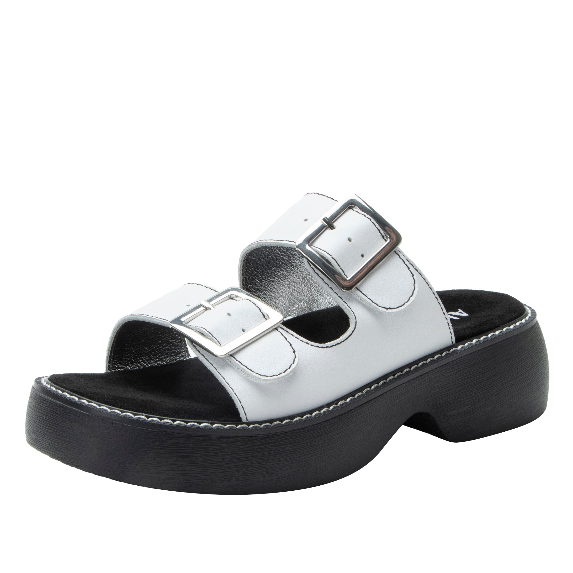 Women's Alegria Iza Sandal – Vintage-Inspired Platform Slide with Comfort ALEGRIA-PG LITE CORP.