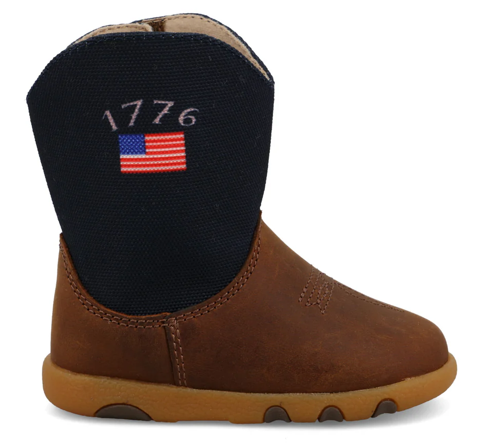 Infant Twisted X Driving Moc Boot – Patriot Western Style Boot TWISTED X
