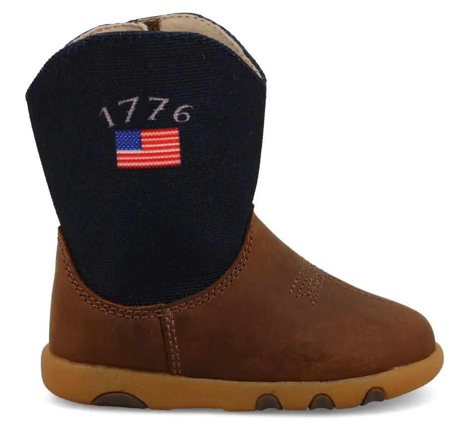 Infant Twisted X Driving Moc Boot – Patriot Western Style Boot TWISTED X