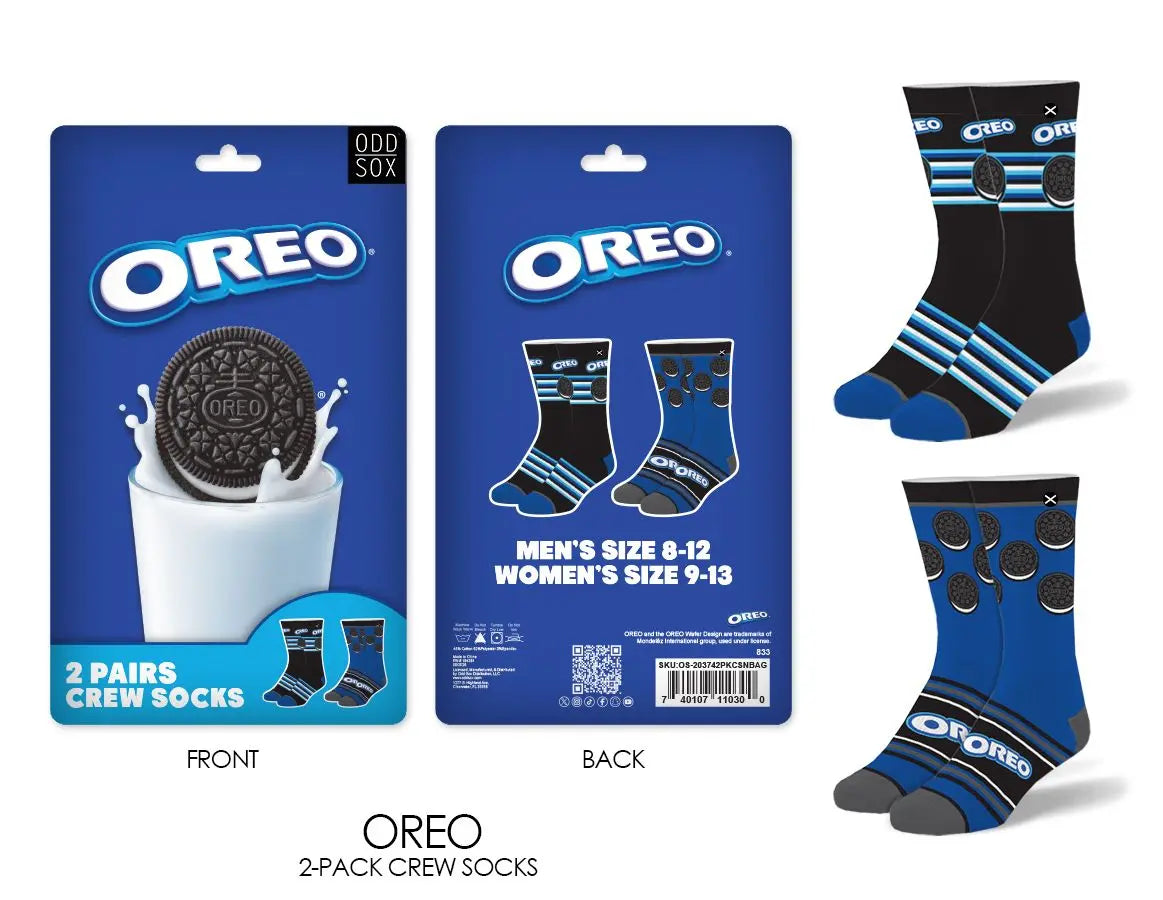 ODD SOX Sweet Treat 2 Pack Crew – A Sweet Surprise for Your Sock Collection Product variant