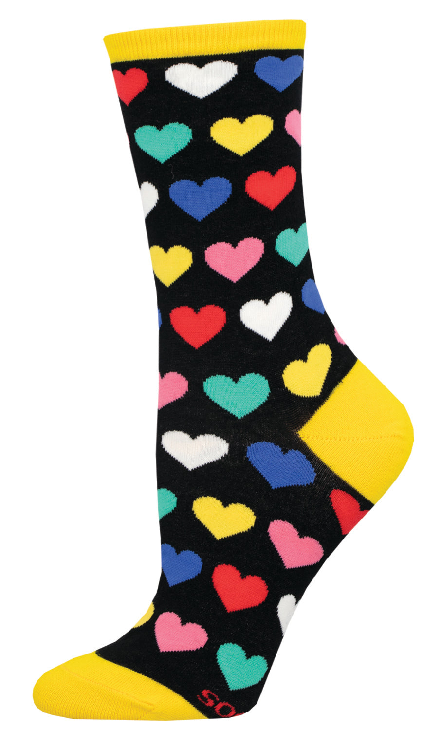 Women's SockSmith Heart to Heart Socks – Bright & Playful Women’s Style SOCK SMITH