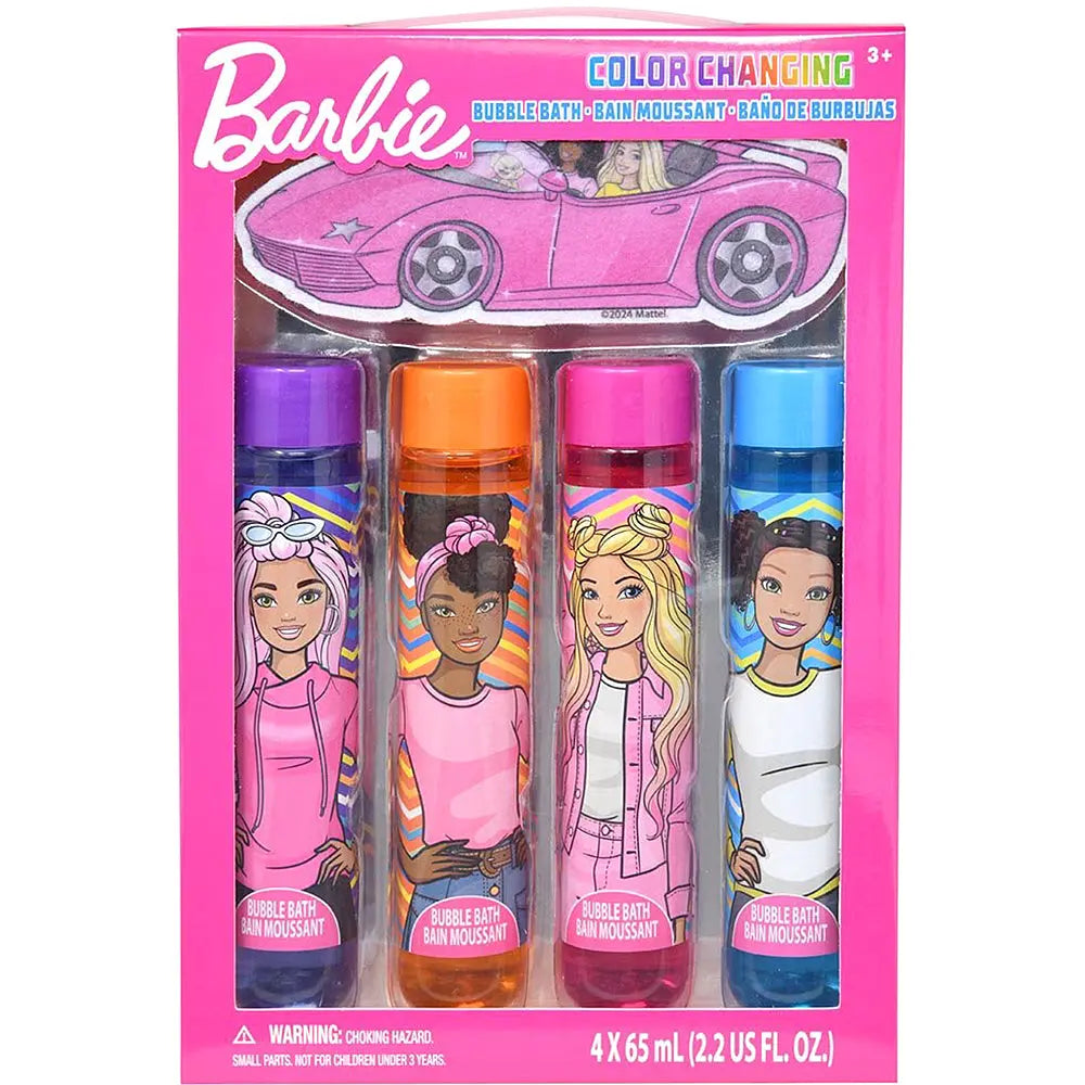 Barbie Color Changing Bath – 4-Pack Color Changing Bath Time Fun JOIA TRADING CO.