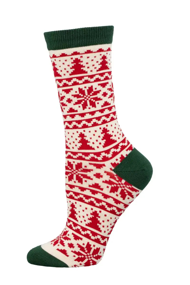 Women's Christmas Fair Isle SOCK SMITH
