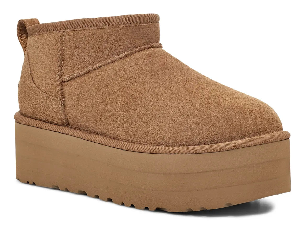 UGG Classic Ultra Mini Platform – Elevated Comfort & Bold Style  CHESTNUT-M-11  UGG