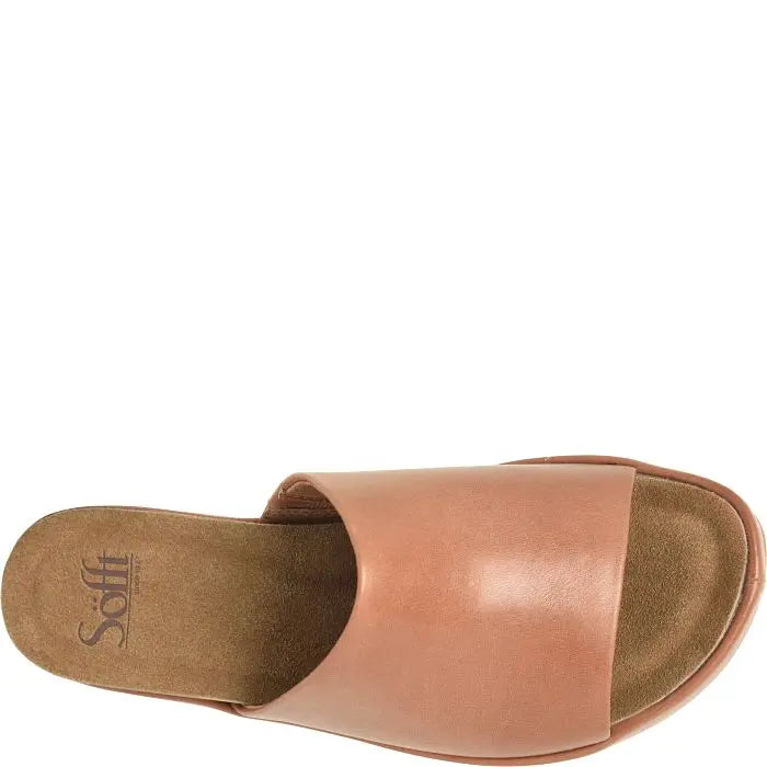 Women's Sofft Cass Leather Slide Sandal — Effortless Summer Style SOFFT