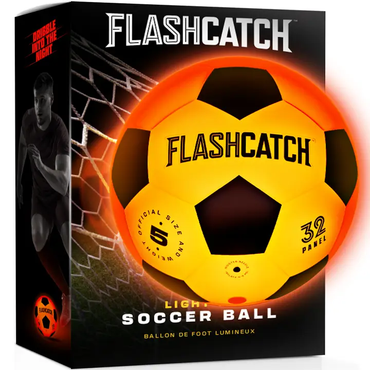 Faire Light Up Soccer Ball – LED Glow Ball for Night Play FAIRE