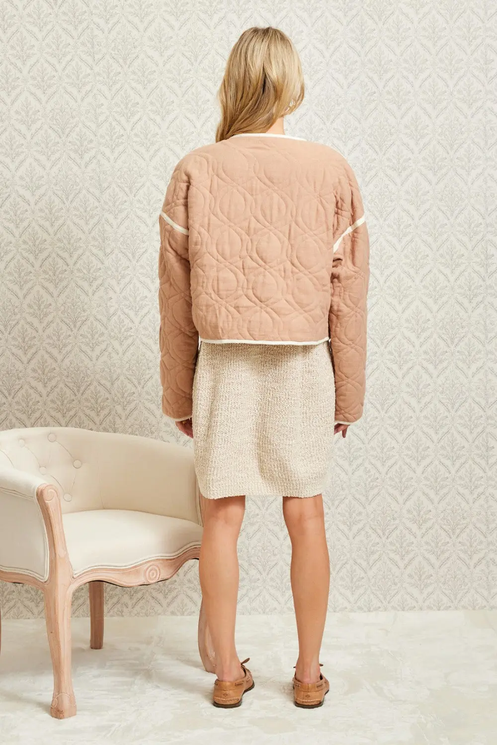 Illa Illa Willow Bloom Quilt Jacket – Cozy & Chic Layering Piece    ILLA ILLA