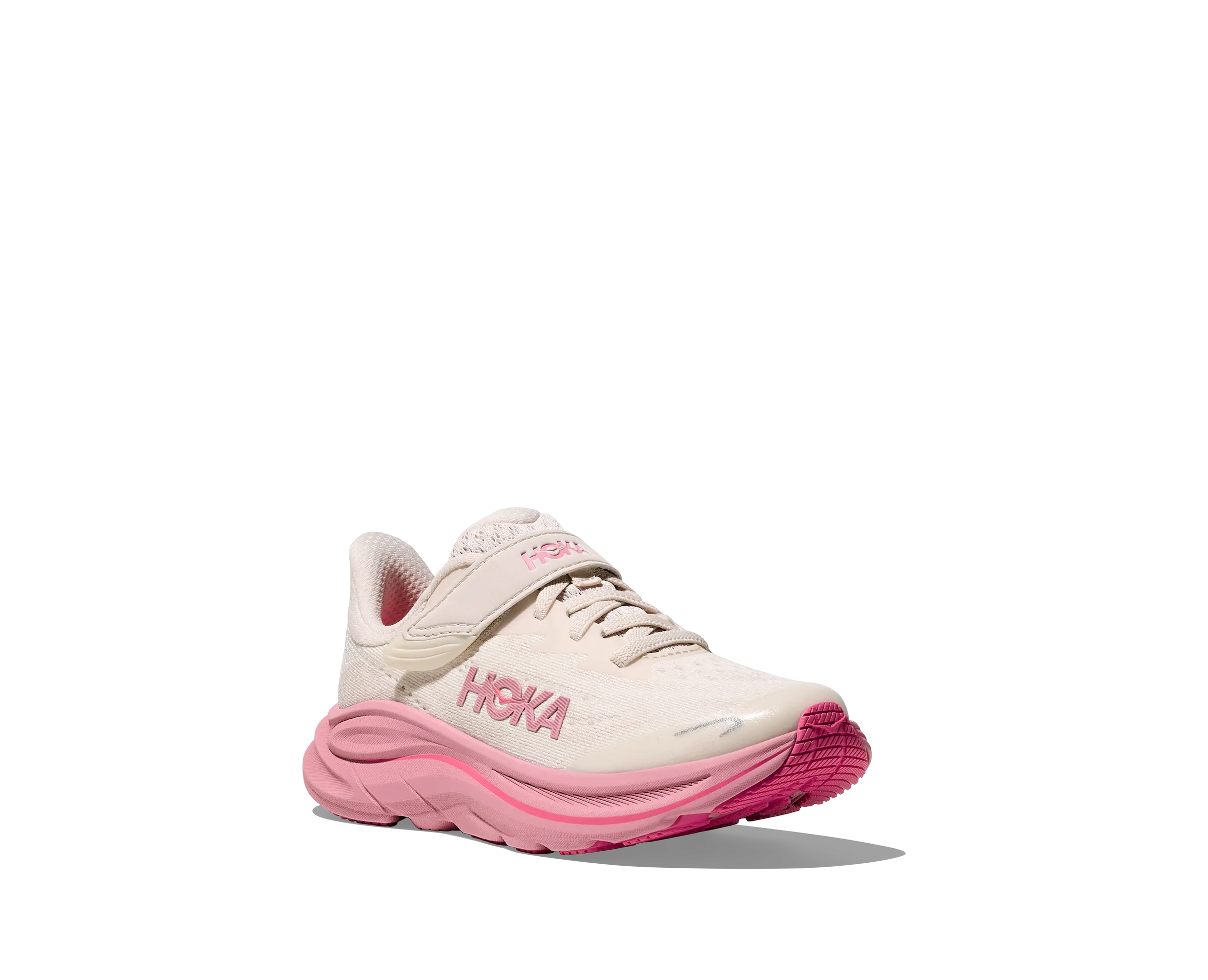 Hoka Toddler’s Clifton 10 – Big Comfort for Little Feet ROSE CREAM/DRIED / MD / 3 HOKA