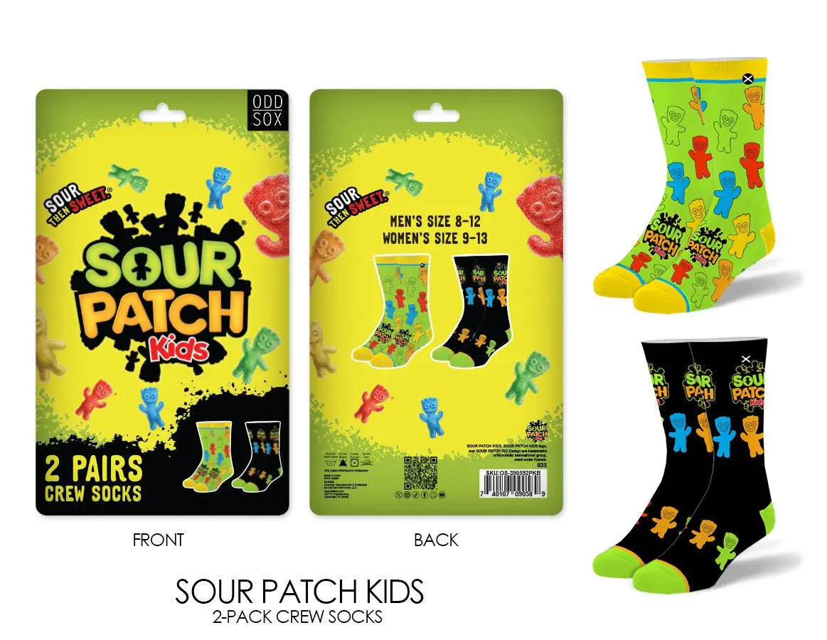 ODD SOX Sweet Treat 2 Pack Crew – A Sweet Surprise for Your Sock Collection Product variant