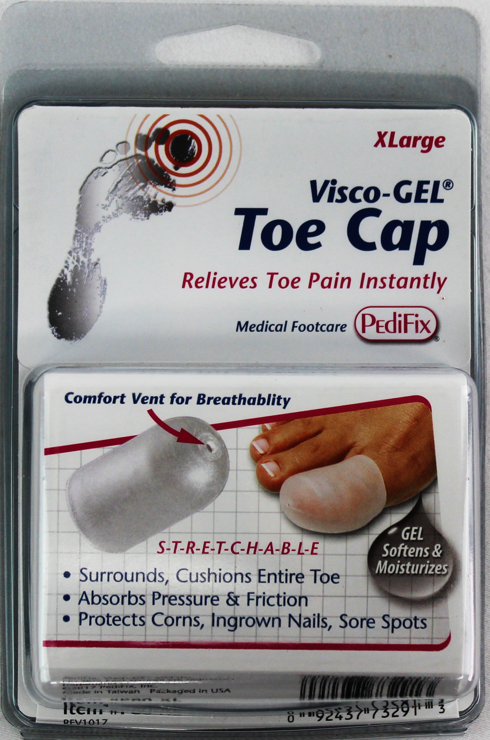 PediFix Gel Toe Cap – All-Around Relief for Corns, Ingrown Nails & Toe Pain PEDIFIX