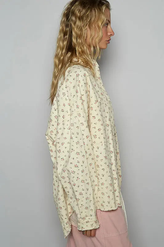 Debbi Collar Neck Top POL CLOTHING, INC