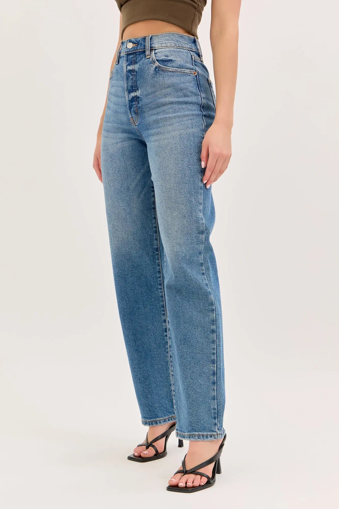 Cello Jeans Super High Rise Dad Jean – 90s Vintage Fit with 5 Pockets WAT? JEANS & CELLO JEANS