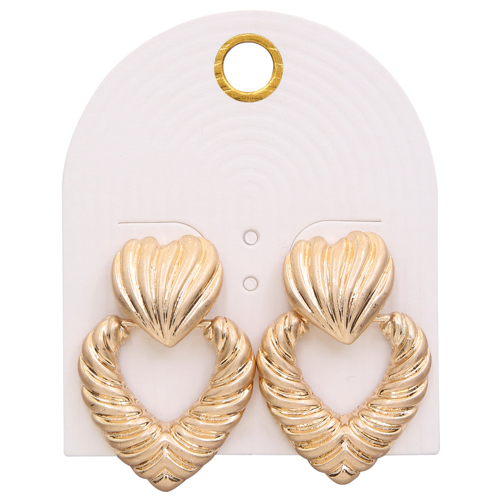 Joia Oceana Heart Drop Earrings – Romantic Coastal Inspired JOIA TRADING CO.