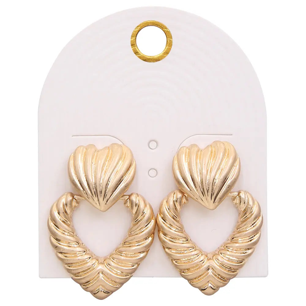 Joia Oceana Heart Drop Earrings – Romantic Coastal Inspired JOIA TRADING CO.