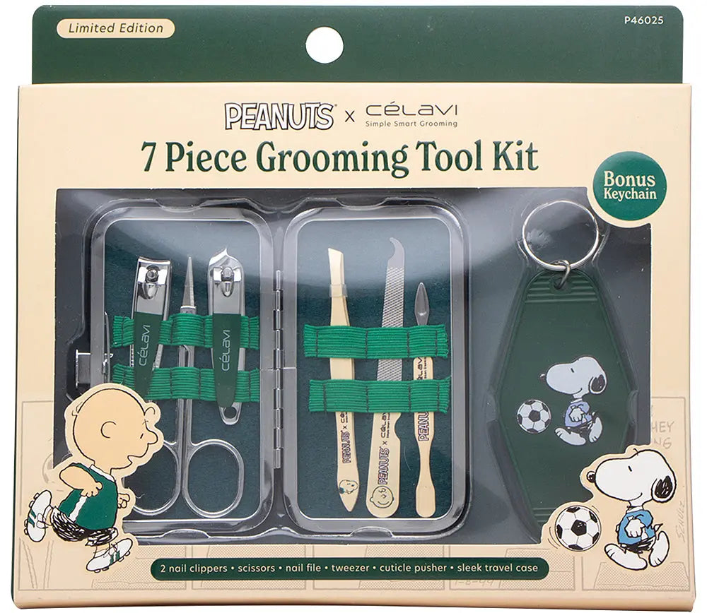 Joia Peanuts 7 Pc Grooming Tool Kit – Travel Size Care Kit JOIA TRADING CO.