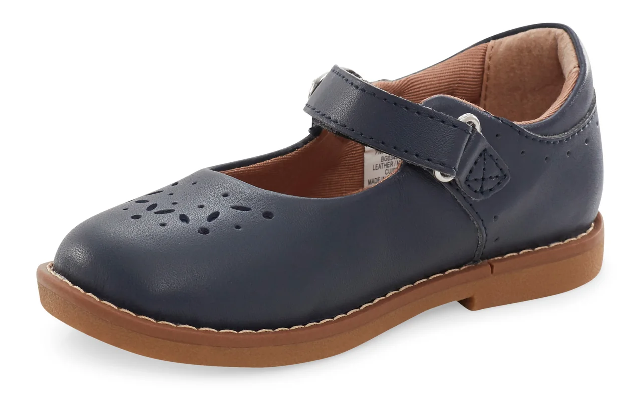 Toddler Stride Rite Mara – Mary Janes Leather & Memory Foam Comfort STRIDERITE