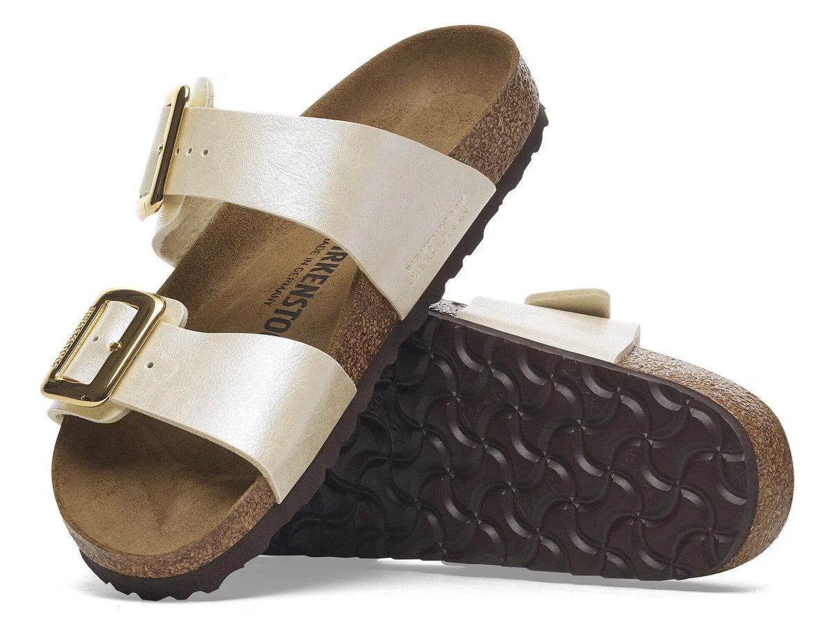 Women's Birkenstock Sydney Luxe Buckle Birko-Flor Sandals – Polished Style Sandal BIRKENSTOCK