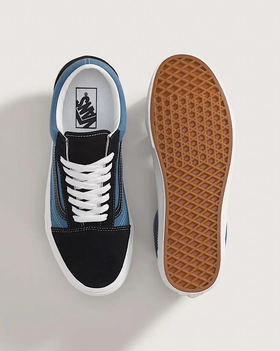 Men’s Vans Old Skool – Canvas & Leather Low-Top Sneakers VANS