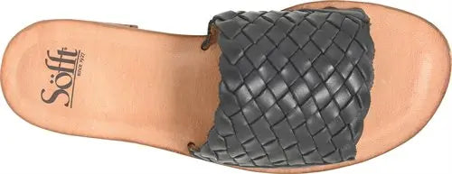 Women's Sofft Ardee Sandal – Woven Leather Summer Slide SOFFT
