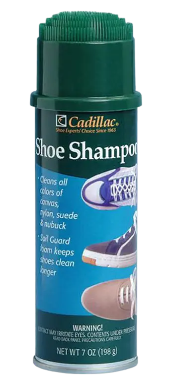 Cadillac Shoe Shampoo – 7 oz Multi-Surface Foaming Cleaner BURTEN DISTRIBUTION