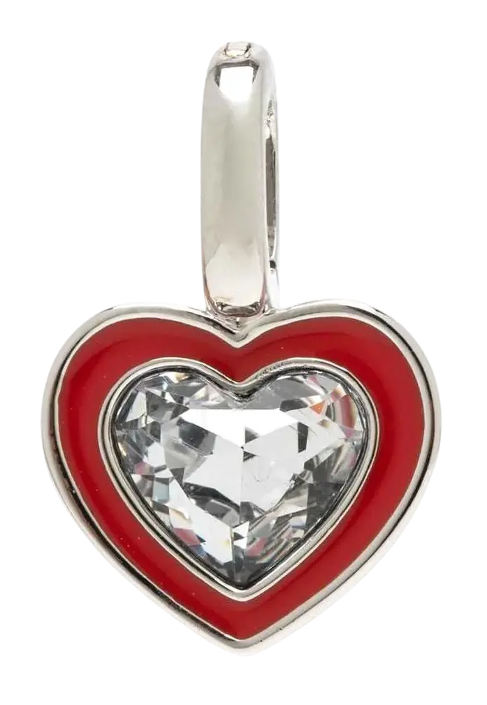 Pura Vida Harper Stone & Enamel Heart Charm – Sparkling Custom Jewelry PURA VIDA BRACELETS