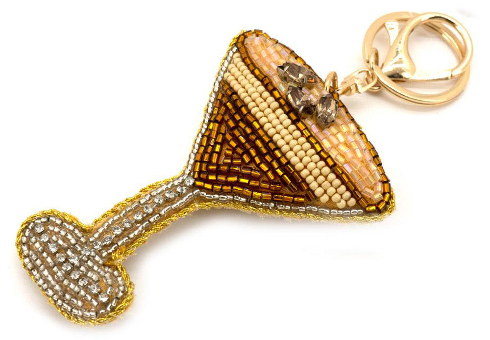 Joia Beaded Bag Charm Keychain – Handmade & Decorative Bag Charm JOIA TRADING CO.