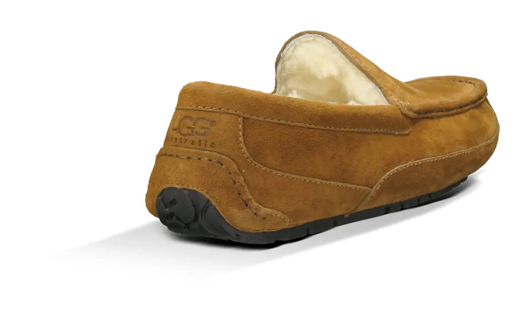 Men’s UGG Ascot (Suede) – Classic Moc-Toe Slipper with Indoor/Outdoor Comfort UGG