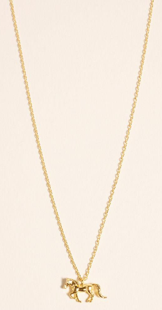 Joia Take Me To The Rodeo Horse Necklace – Delicate Western Pendant JOIA TRADING CO.