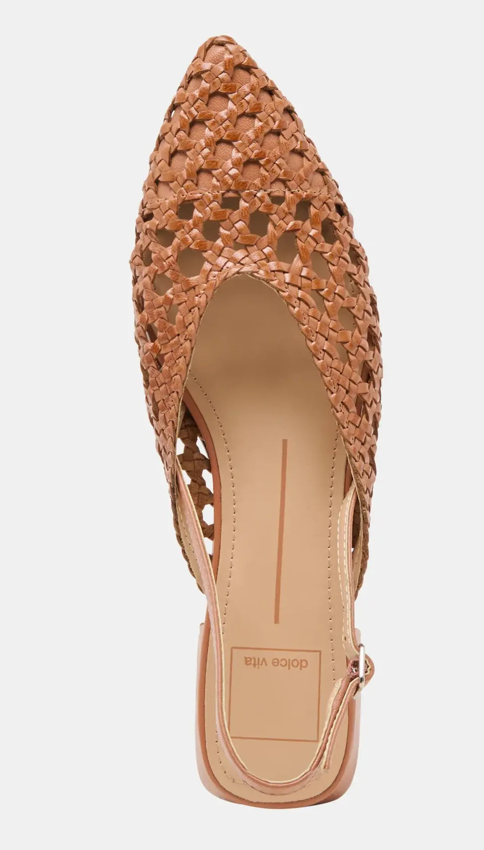 Women's Dolce Vita Birdie Slingback Mule – Woven Leather Summer Flat Dolce Vita