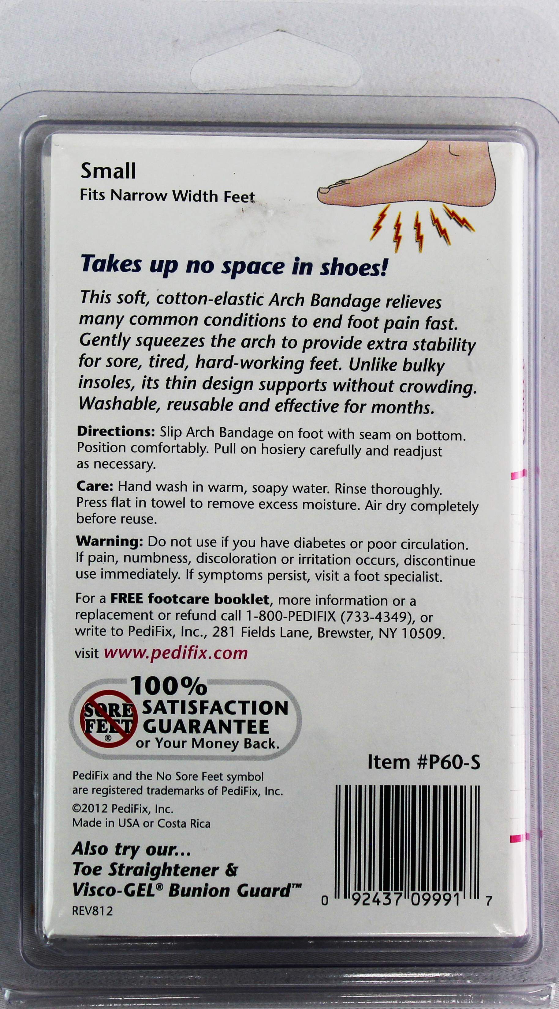 PediFix Arch Support Bandages – Lightweight Support for Arch & Heel Pain PEDIFIX