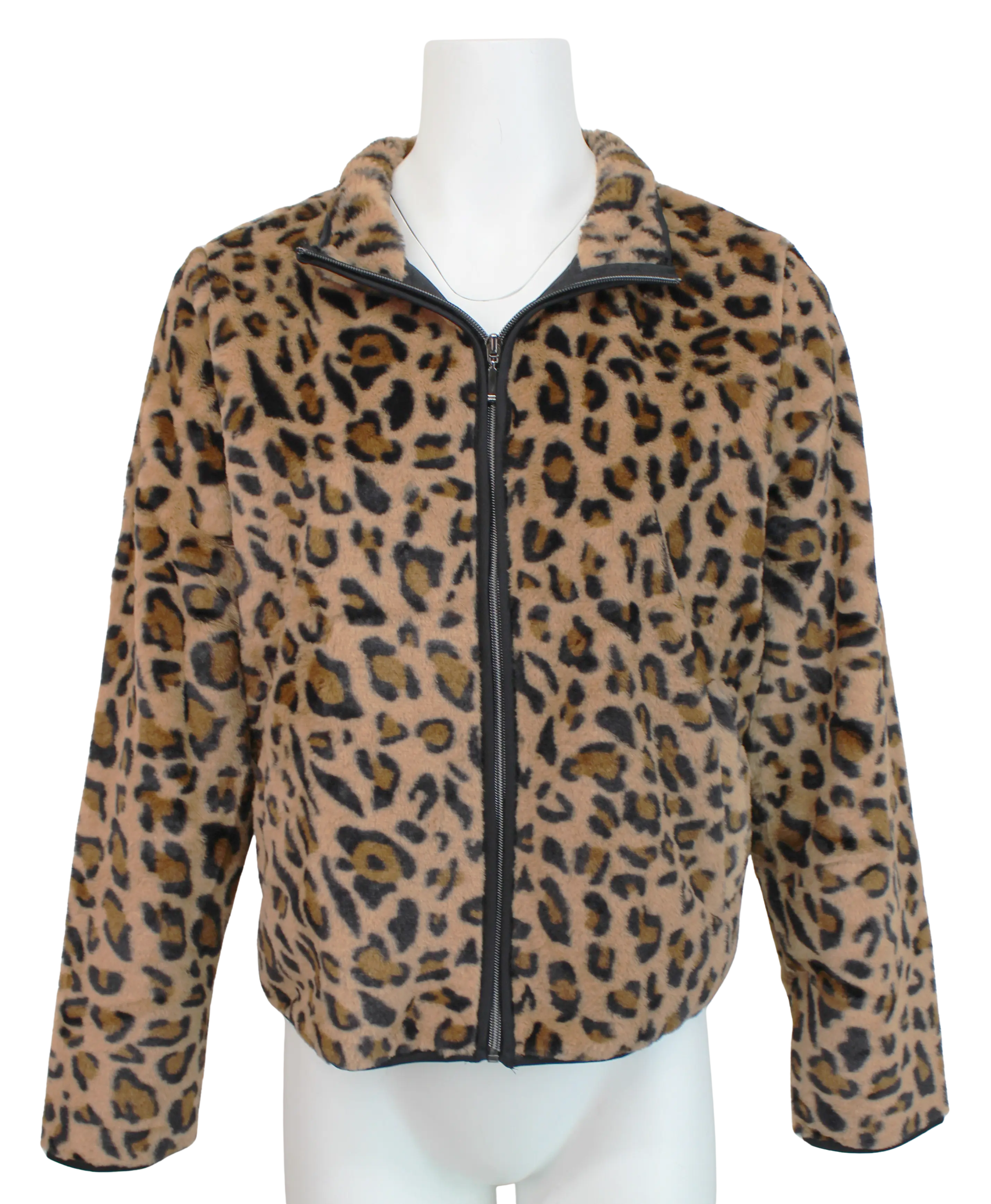 Keren Hart Alice Leopard Jacket – Stylish & Cozy Outerwear XL KEREN HART