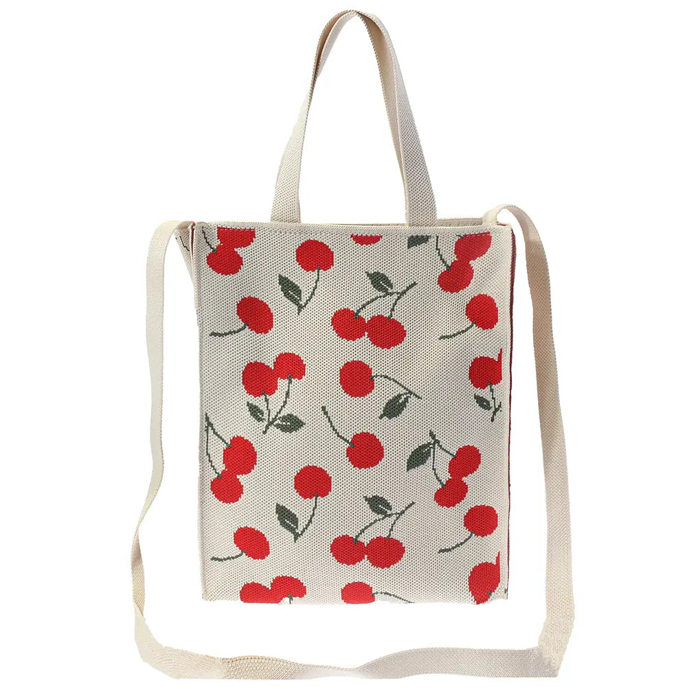 Joia Cherry Market Mini Tote – Patteren Crossbody Tote JOIA TRADING CO.