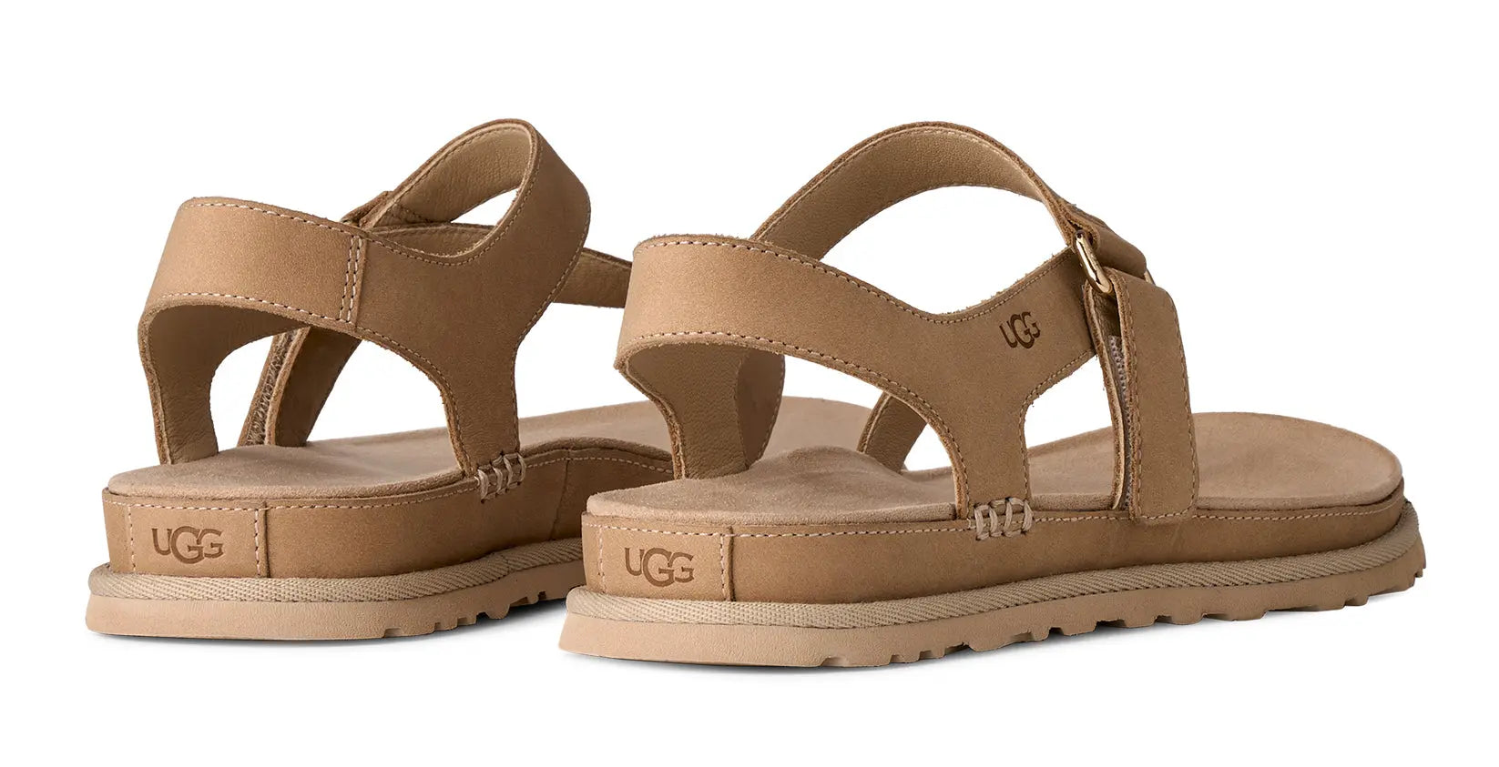 Women's UGG GoldenGaze Toe Post – Leather Strappy Adjustable Sandals UGG