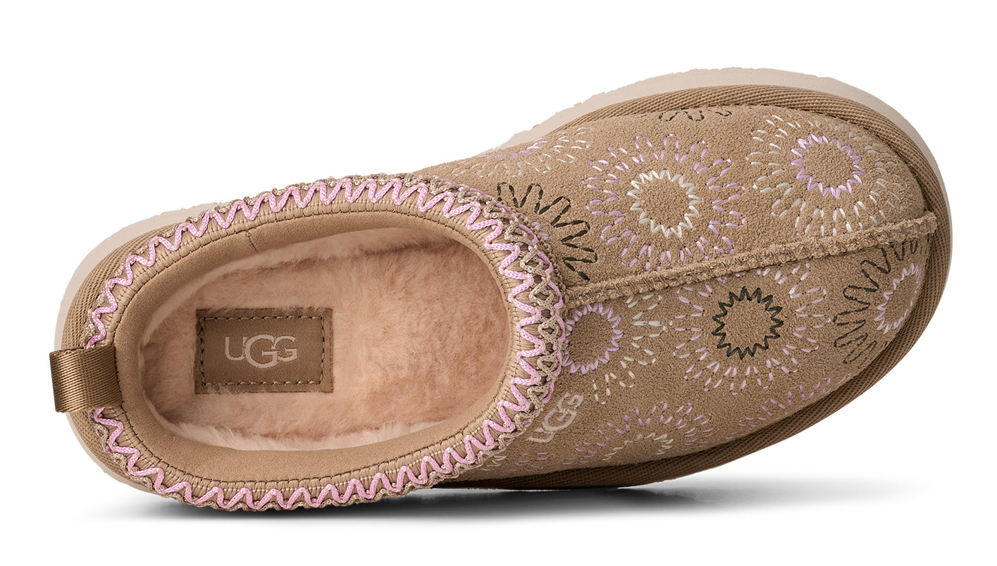 Kids’ UGG Tazz Sun Stitch – Cozy Embroidered Slip-On UGG