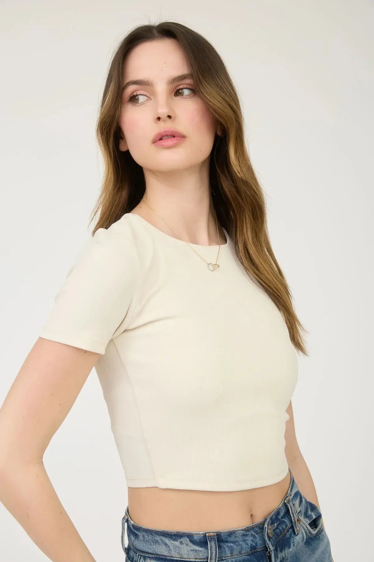 Blu Pepper Basic Crop Top – Effortless, Chic & Perfect for Layering BLU PEPPER