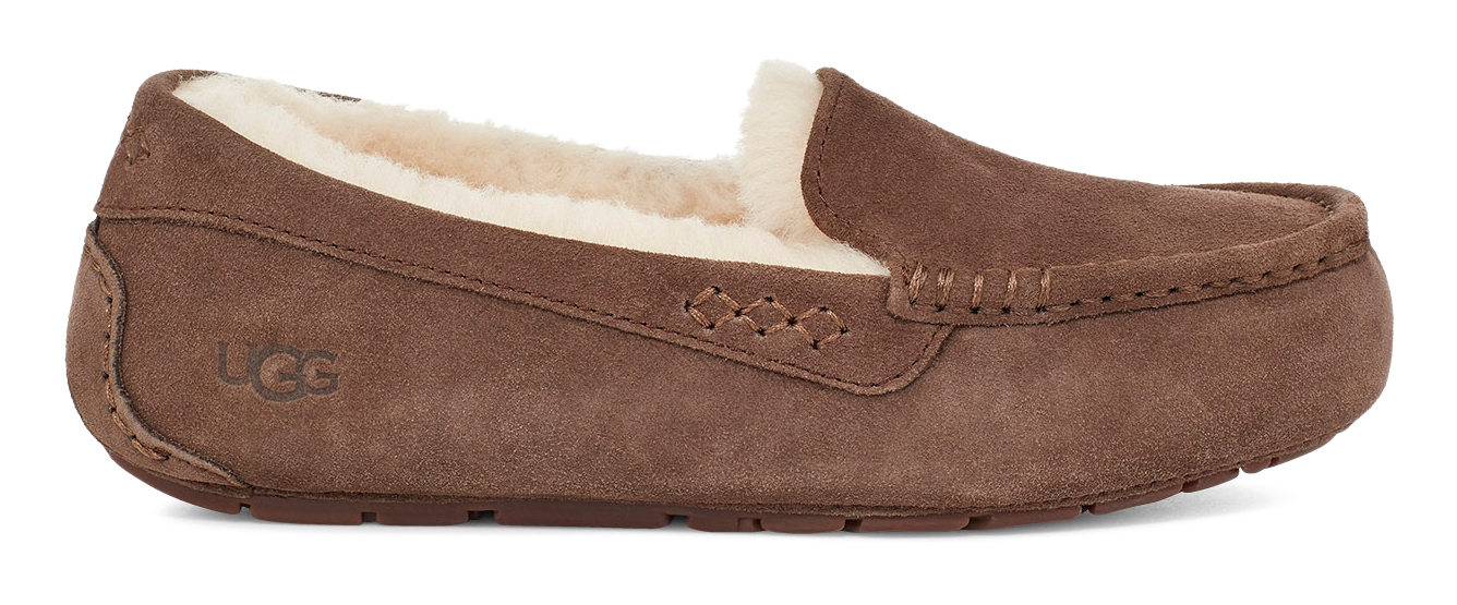 Women's UGG Ansley – Classic Suede Moccasin with Wool Lining UGG