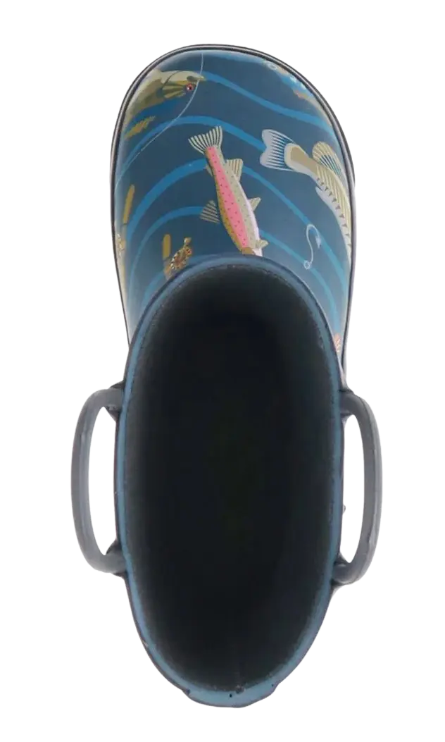 Kids’ Western Chief Gone Fish’n Rain Boots – Ready for Puddle Adventures WASHINGTON SHOE