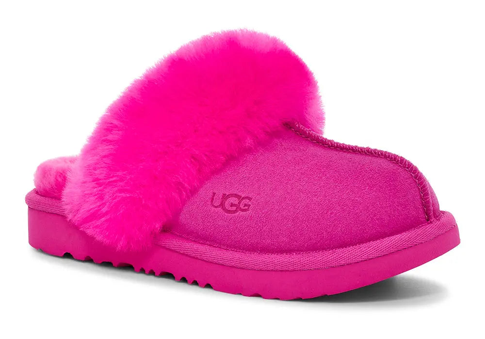 Kids’ UGG Cozy II – Soft & Fluffy Slip-On Slipper for Indoor & Outdoor Wear    UGG