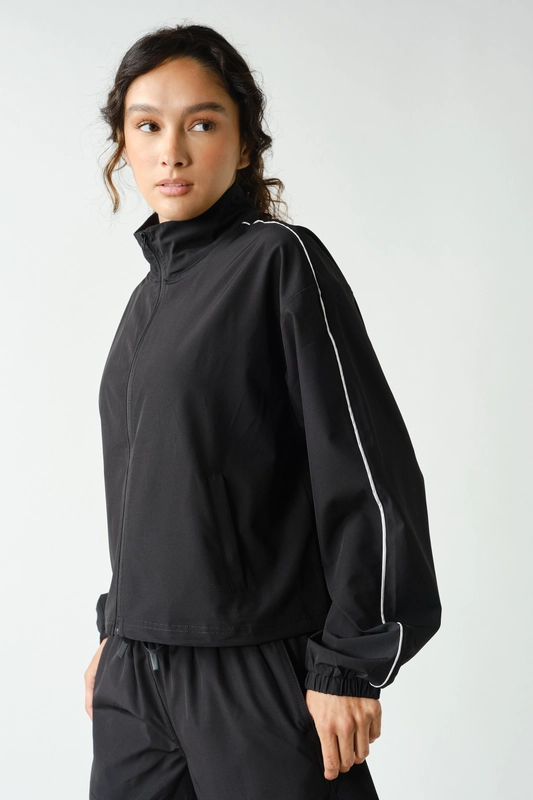 Mono B Breezy Flow Active Jacket – Sporty Zip-Up Jacket
