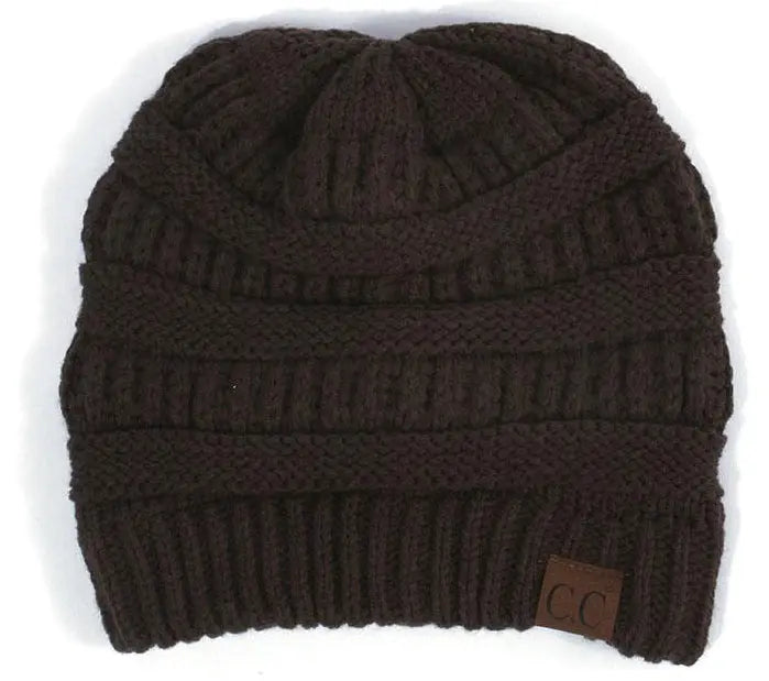 Women’s Classic CC Beanie – The Original Cozy Knit Hat CHEVEUX CORP.
