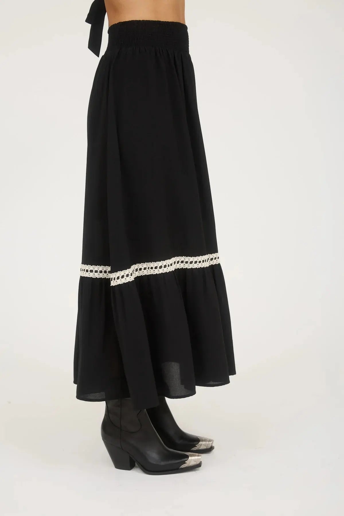 Blu Pepper Free Spirit Skirt – High Waist A-Line Midi Skirt BLU PEPPER