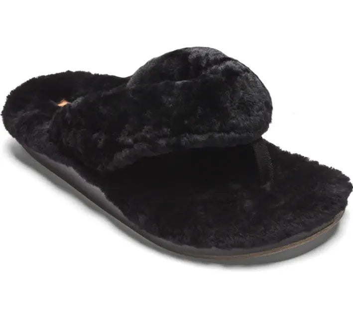 Women's OluKai Kīpe‘a Heu – Fluffy Slipper Sandal with Outdoor Sole OLUKAI